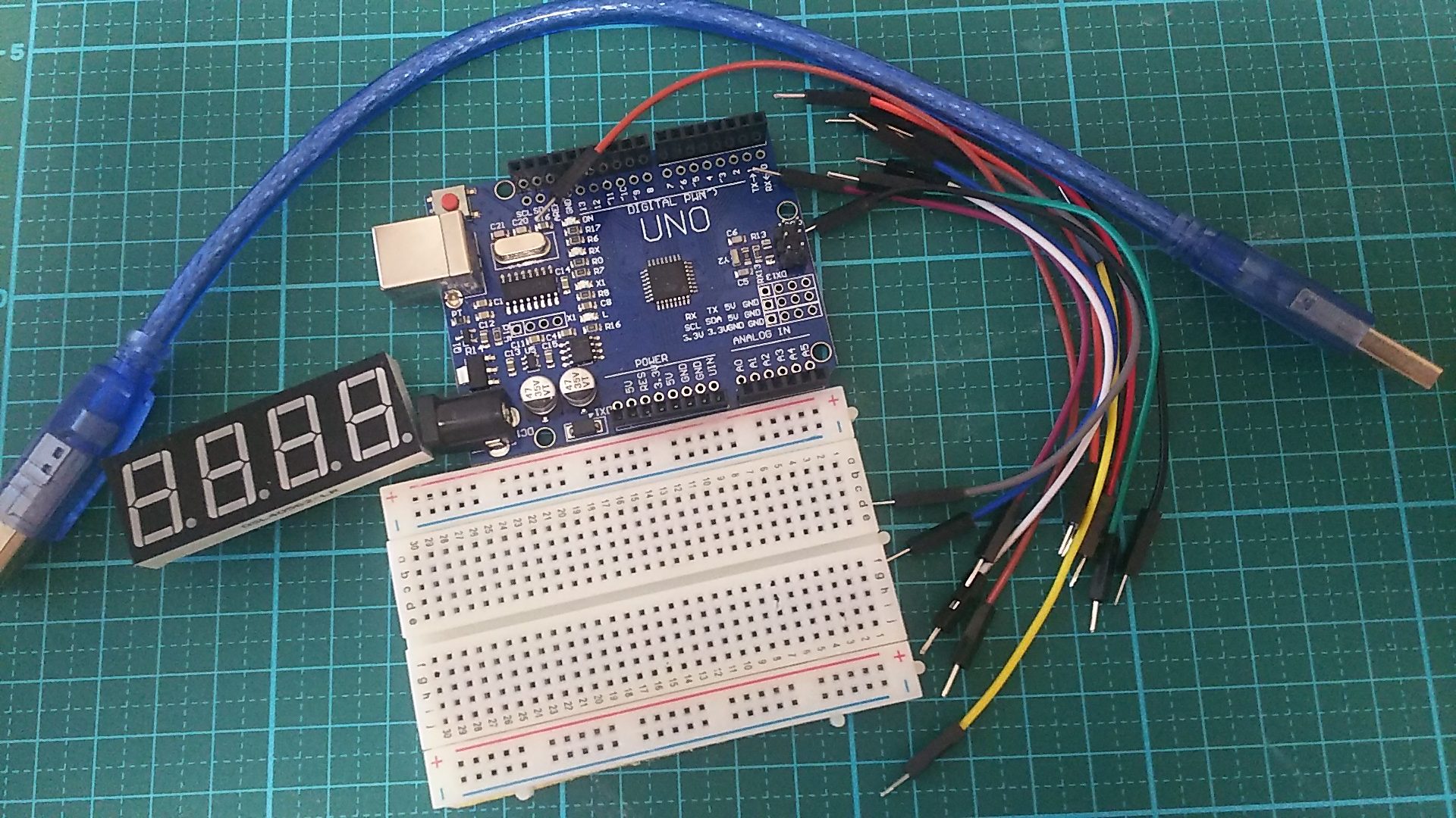 Arduinoを用いて7セグメントディスプレイでタイマーを作ってみる 物を作る者