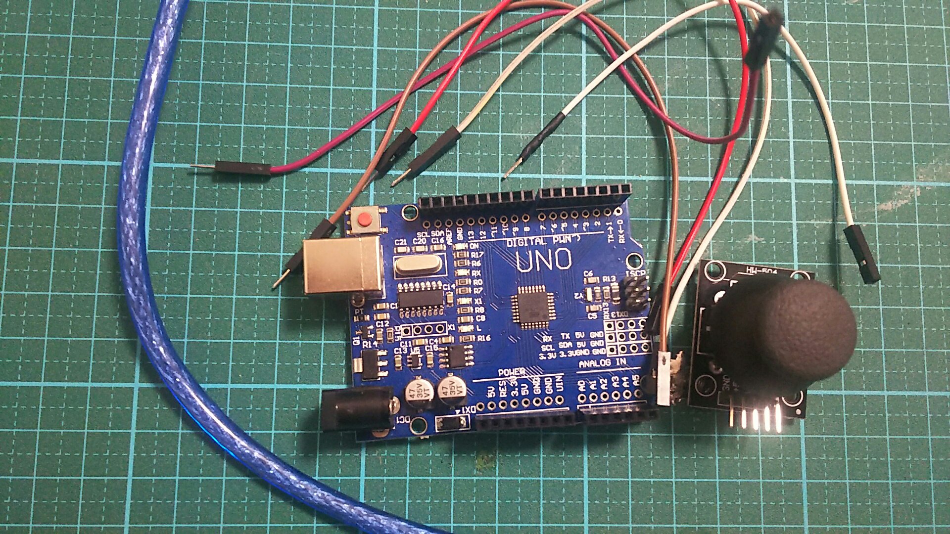 Arduinoを用いてジョイスティックを使ってみる 物を作る者